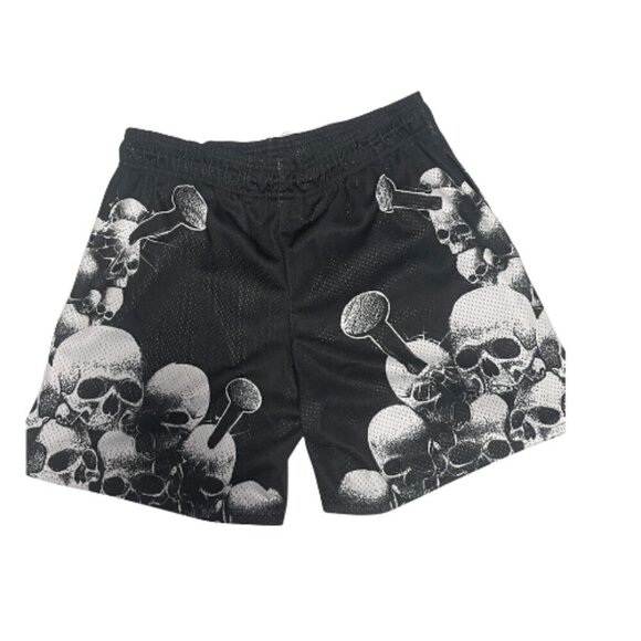 Lost Hills X Sadboyz Collab Mesh Black& White Shorts Size Large - Picture 2 of 6